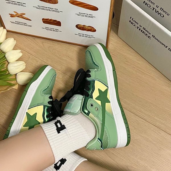 Winter Retro Shoes Women Couple's Breathable Rubber Sneaker