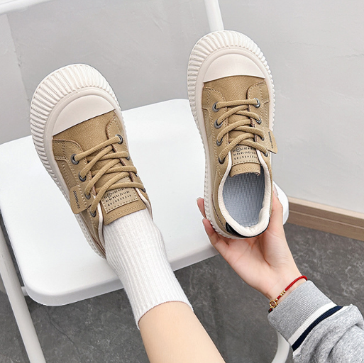 Autumn New Platform Height Increasing Breathable Casual Shoes Street Shot